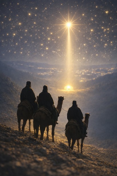 Estrella de Belén que siguieron los Reyes Magos